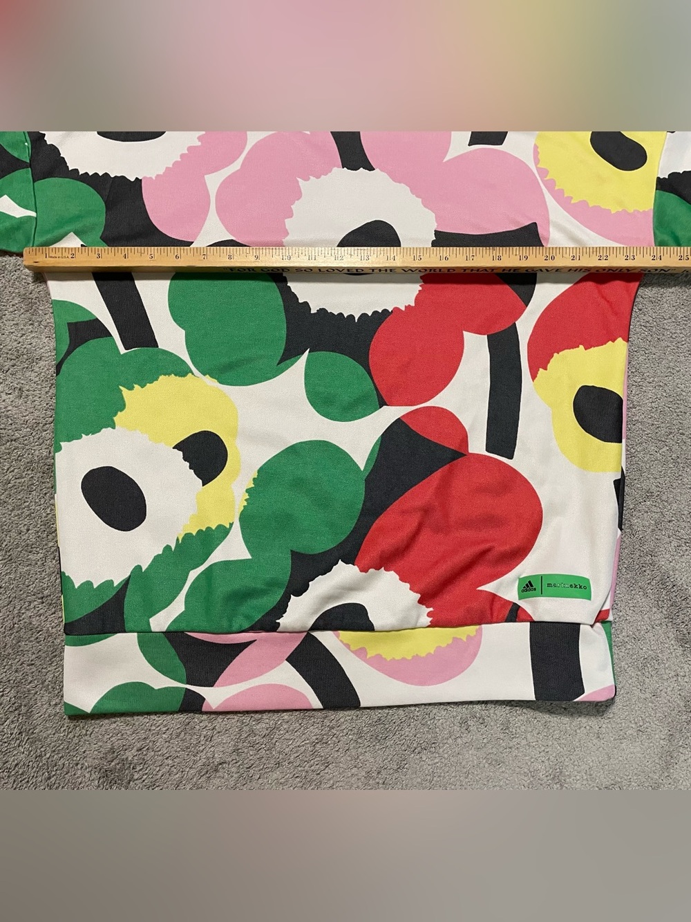 Adidas x Marimekko Floral Sweatshirt Women’s S Colorful Designer Crewneck - Picture 12 of 16